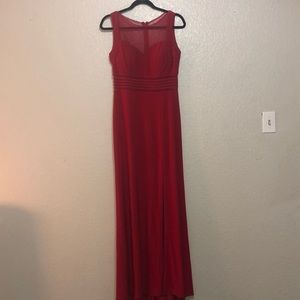 red gown/prom dress